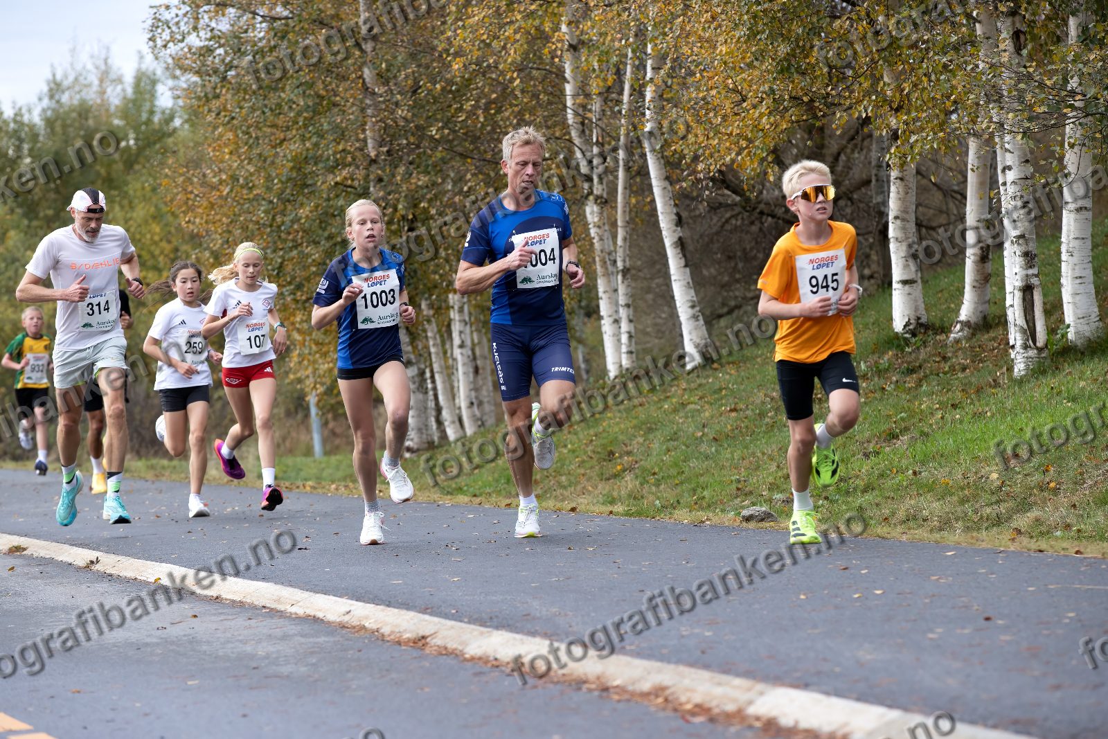 bl.a. Noomi Stenset (107) · Maja Stræth (1003) · Sverre Stræth (1004) · Fredrik Silkoset (945)