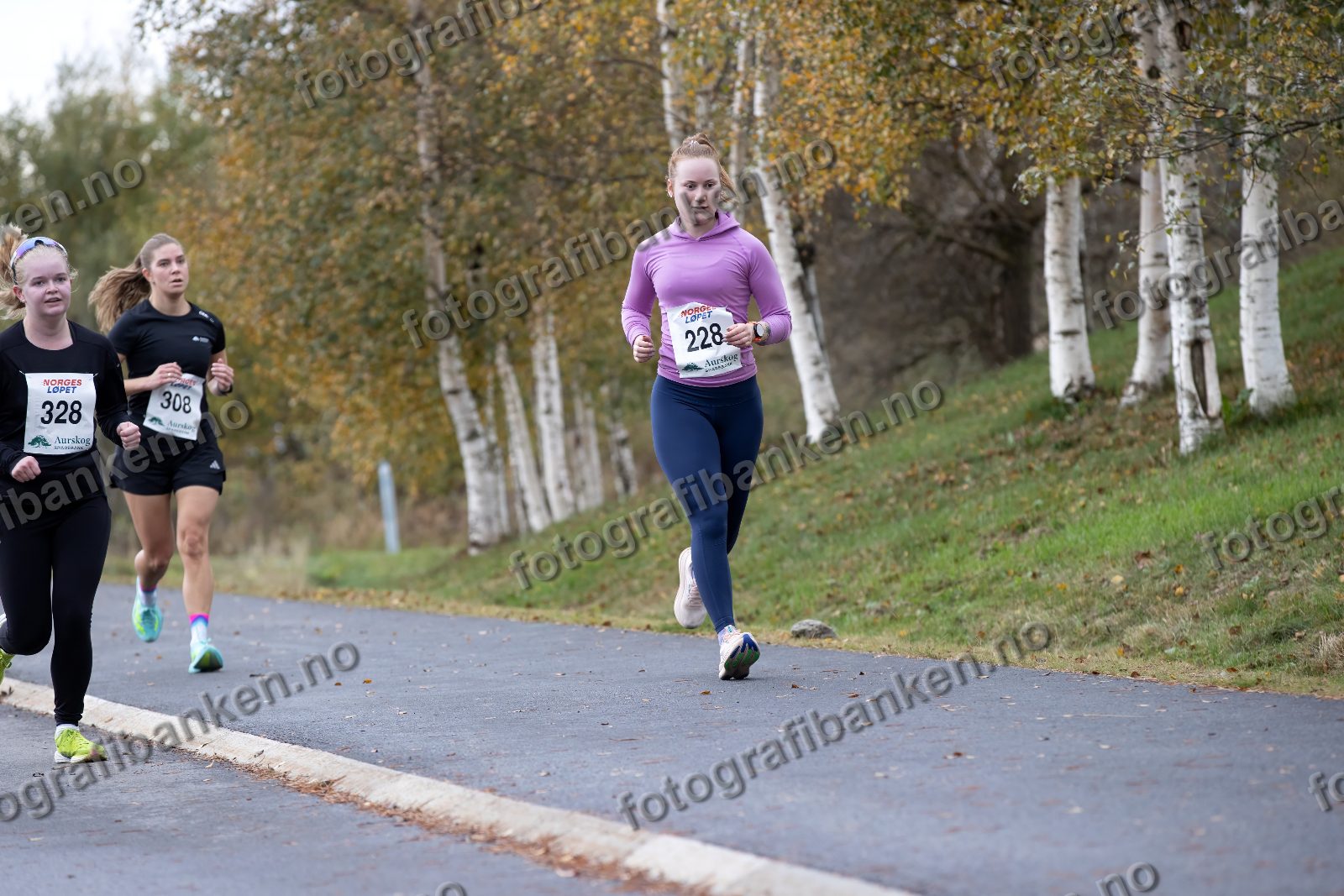 Andrea A Christiansen (228) · Frøya Nor Holmsen (328) · June Bjørklund Markhus (308)