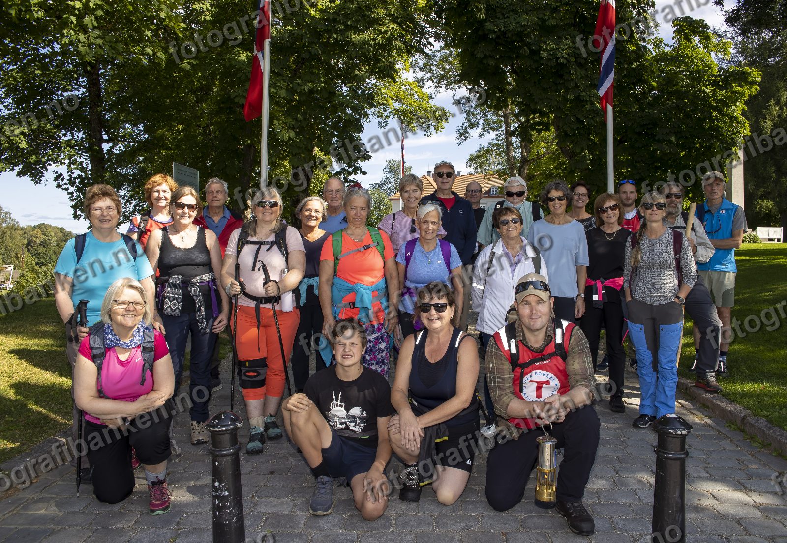Bilde fra Olavsflammen ankom Eidsvoll 22. august 2021