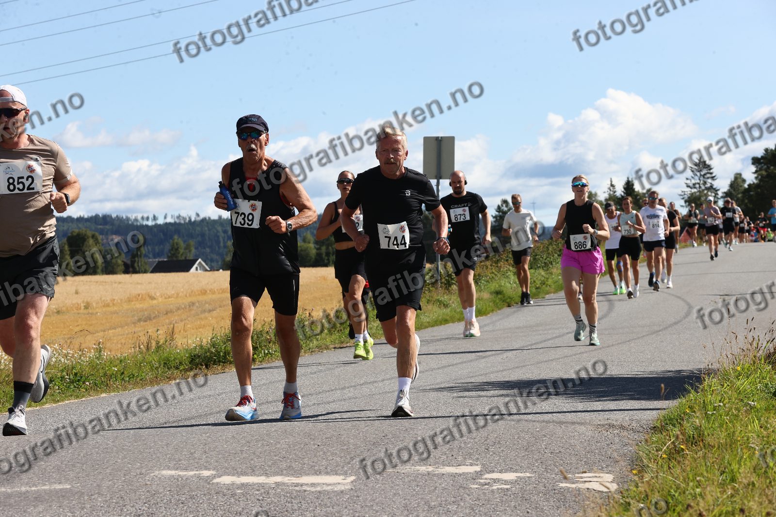 Stine Langedrag (730) · Erik Nilsen (739) · Morten Hansen (744)