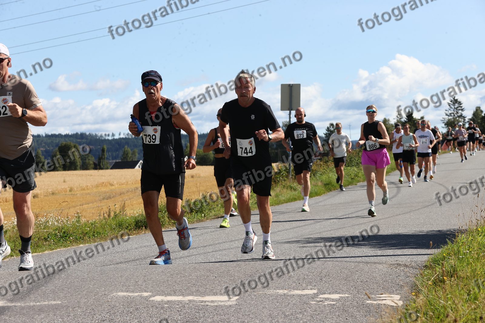 Stine Langedrag (730) · Erik Nilsen (739) · Morten Hansen (744)