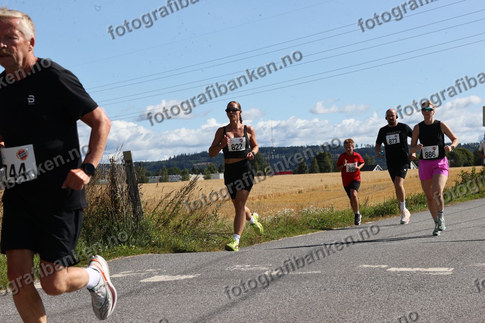 Christina Fjære (822) · Magnus Helland (873) · Anne Gundersen (886)