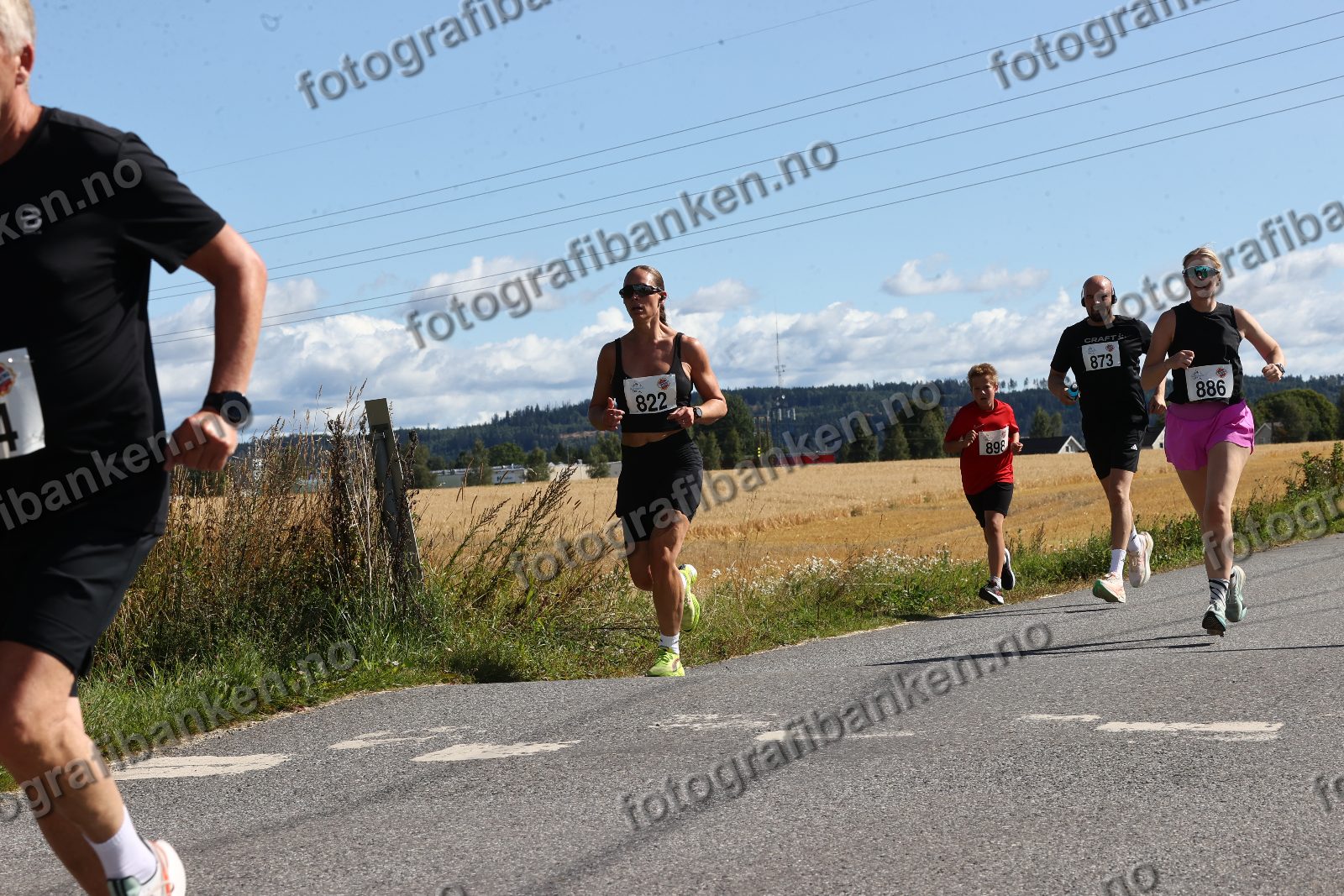 Christina Fjære (822) · Magnus Helland (873) · Anne Gundersen (886)