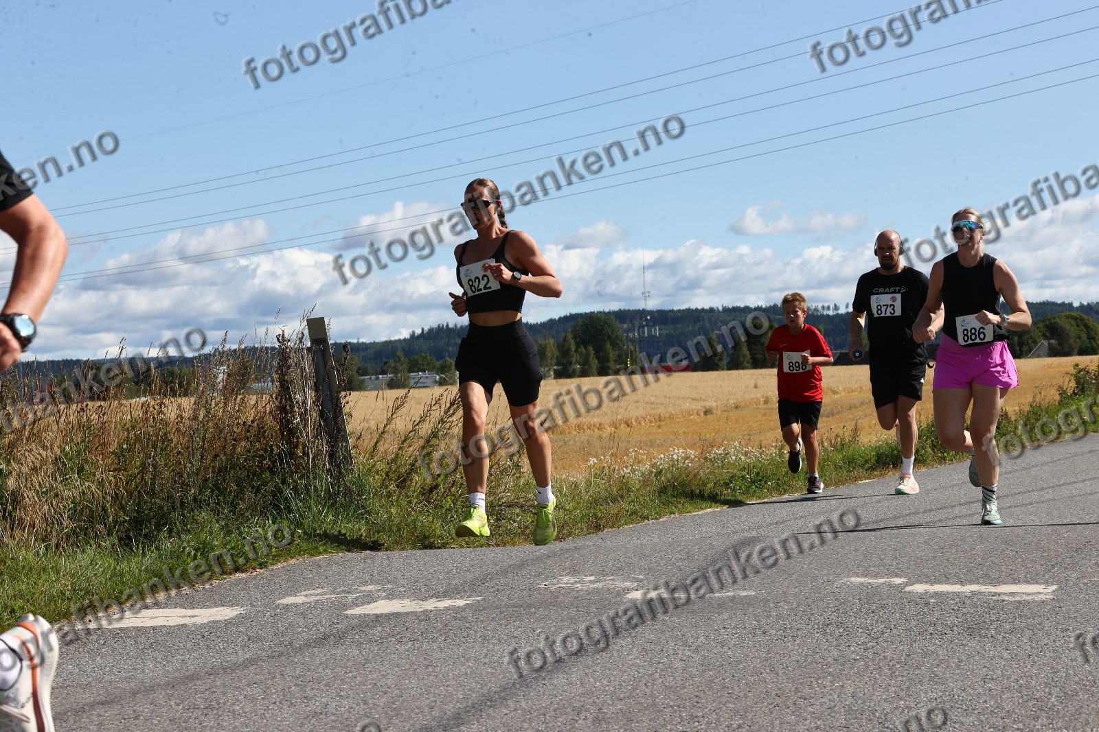 Christina Fjære (822) · Magnus Helland (873) · Anne Gundersen (886)
