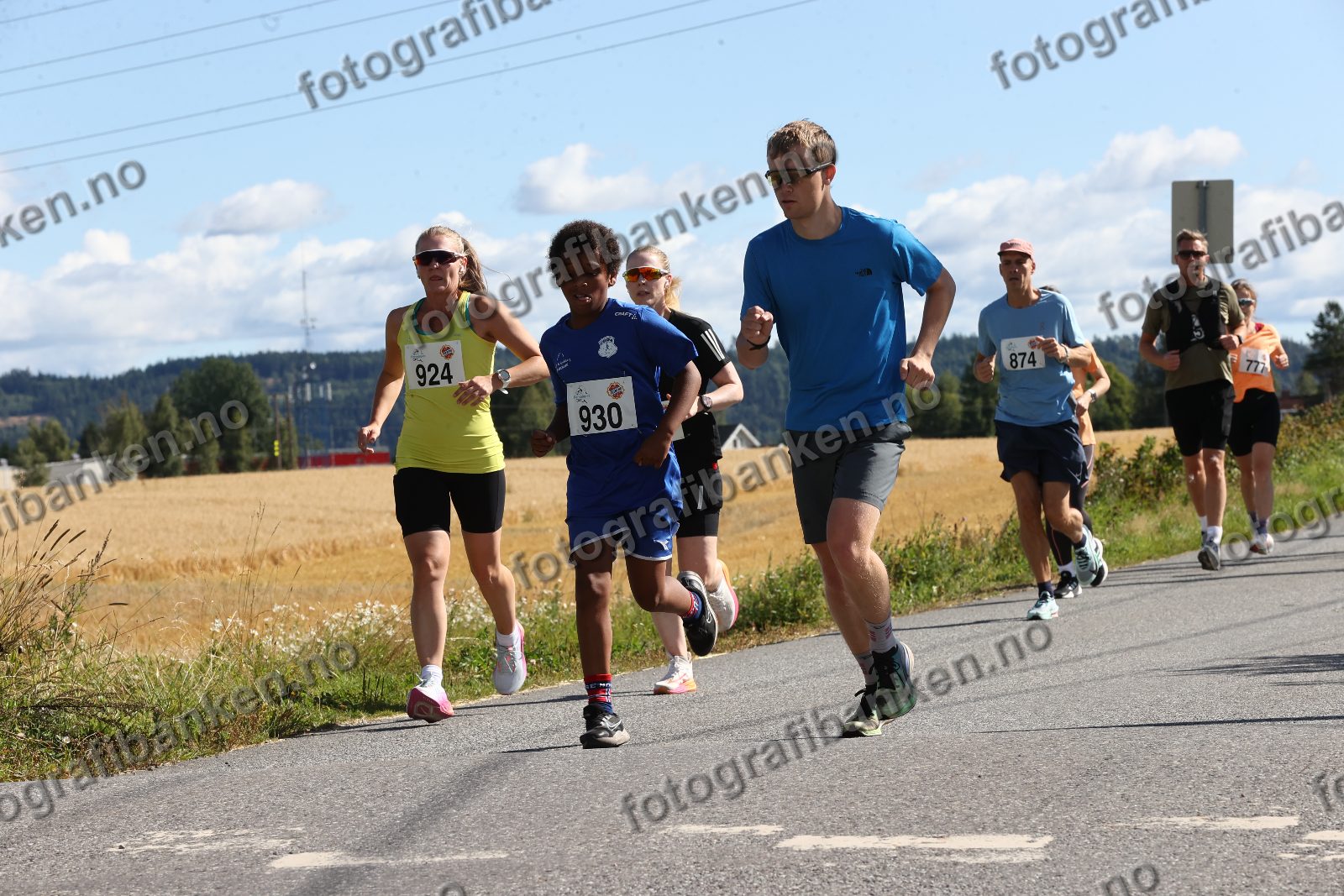 Toni Asbjørnsen (874) · Tina Berg Løvlien (924) · Markus Pakow Borger (930)