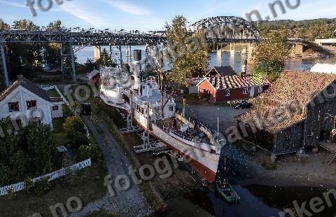 Skibladner i dokk på Minnesund 10. september 2026