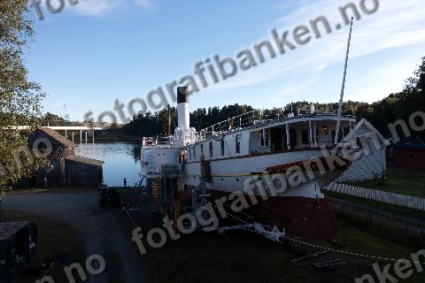 Skibladner i dokk på Minnesund 10. september 2026