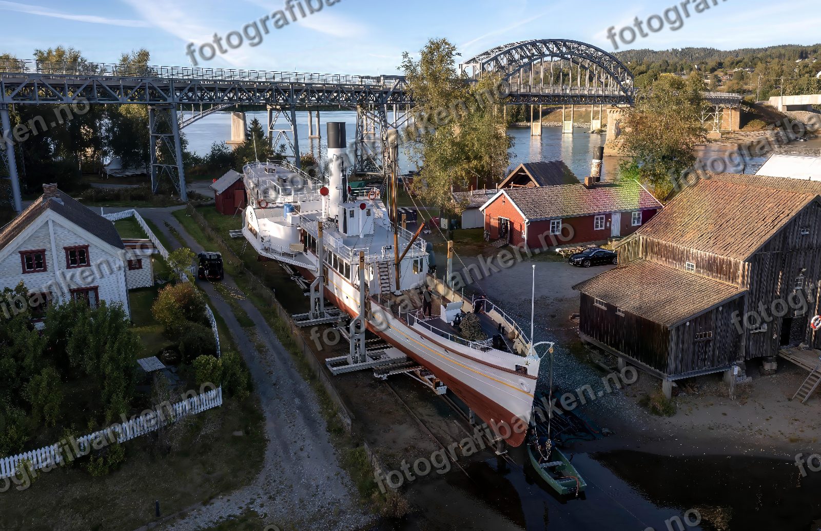 Skibladner i dokk på Minnesund 10. september 2026
