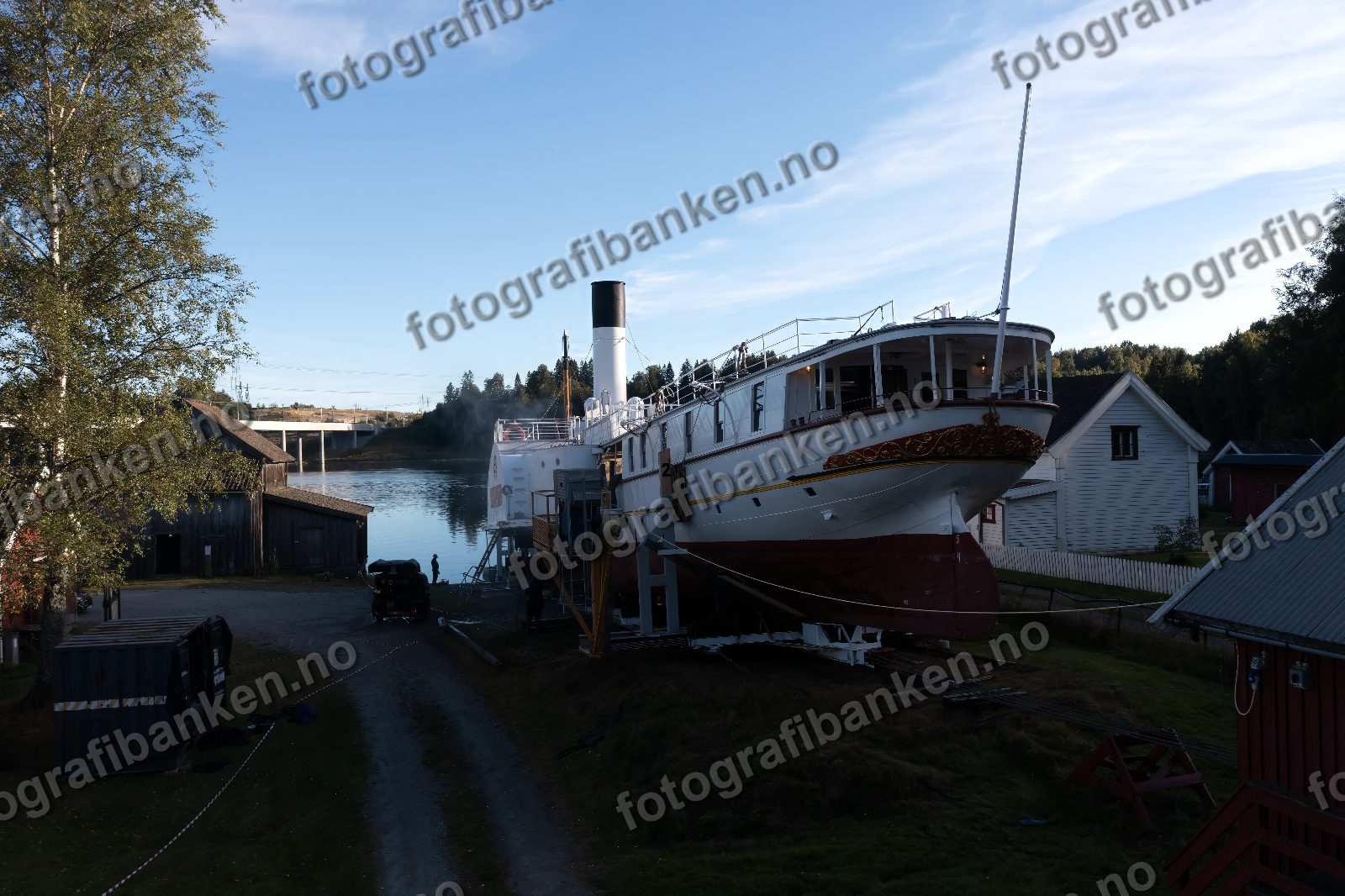 Skibladner i dokk på Minnesund 10. september 2026