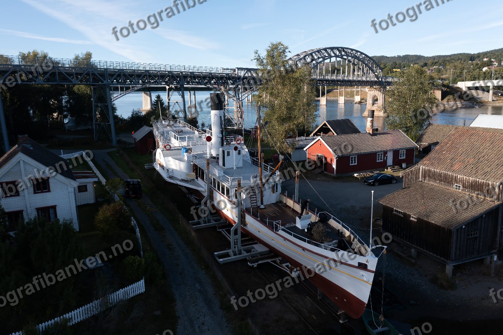 Skibladner i dokk på Minnesund 10. september 2026