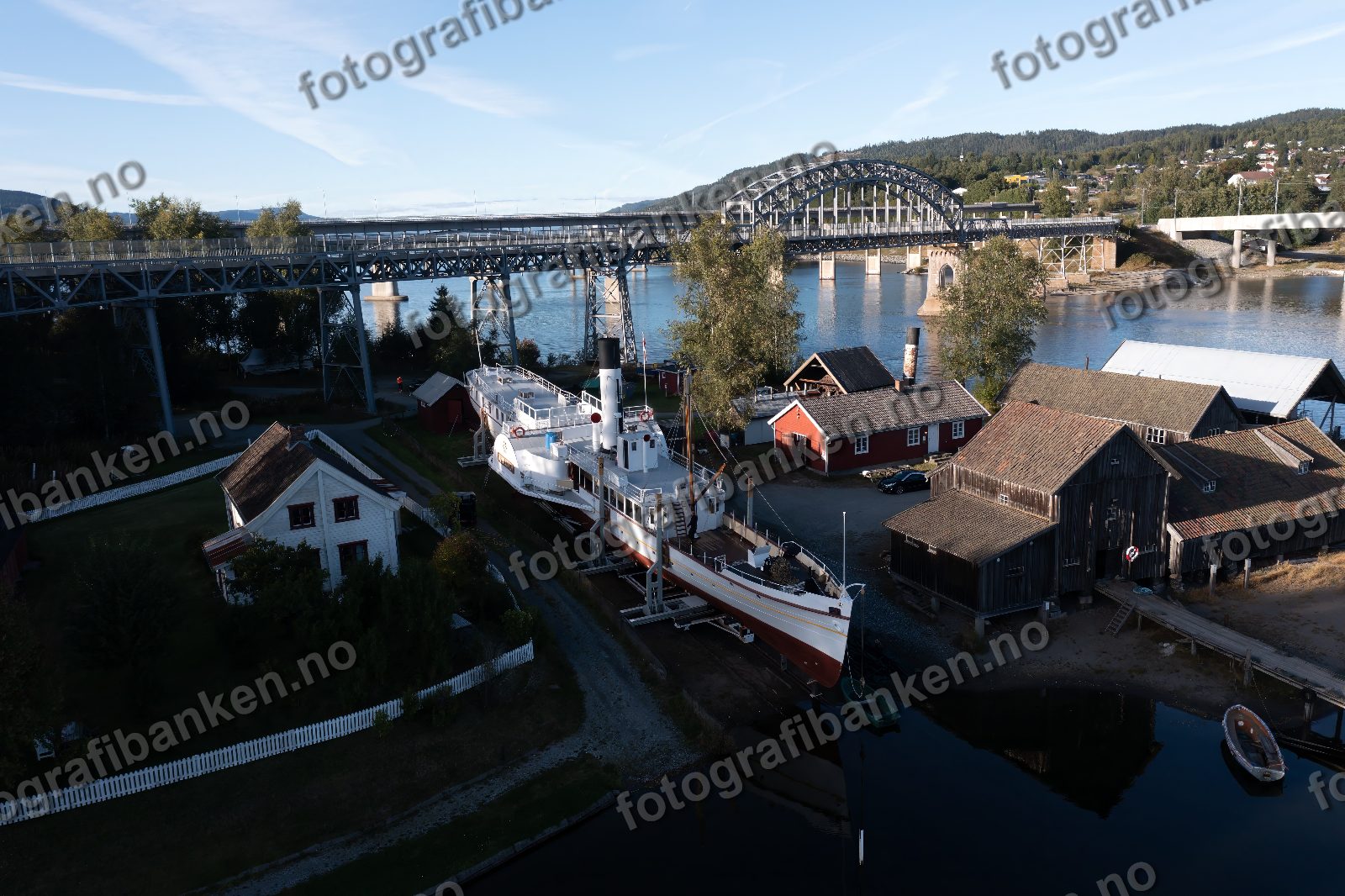 Skibladner i dokk på Minnesund 10. september 2026