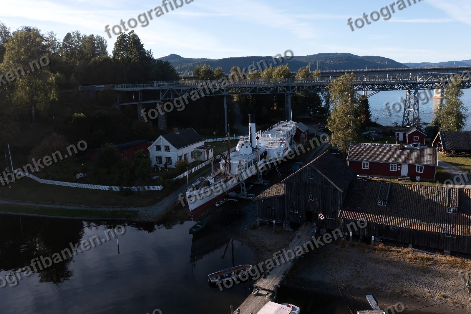 Skibladner i dokk på Minnesund 10. september 2026
