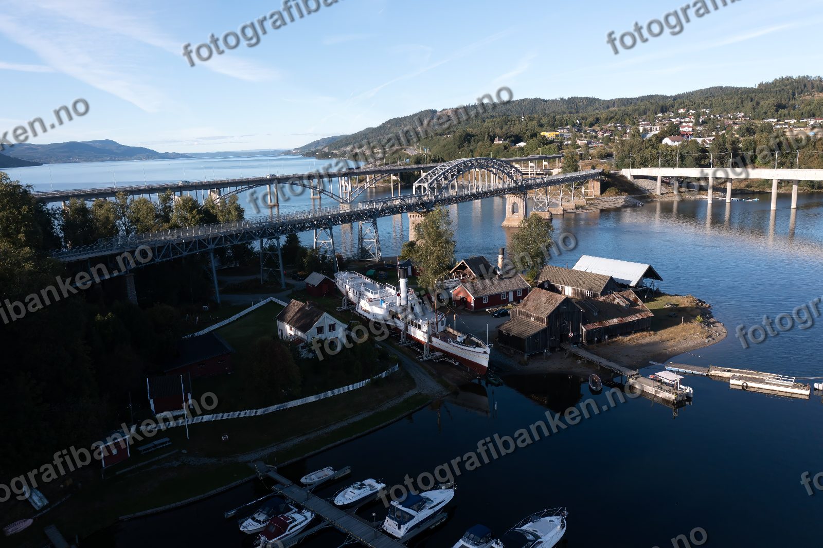 Skibladner i dokk på Minnesund 10. september 2026